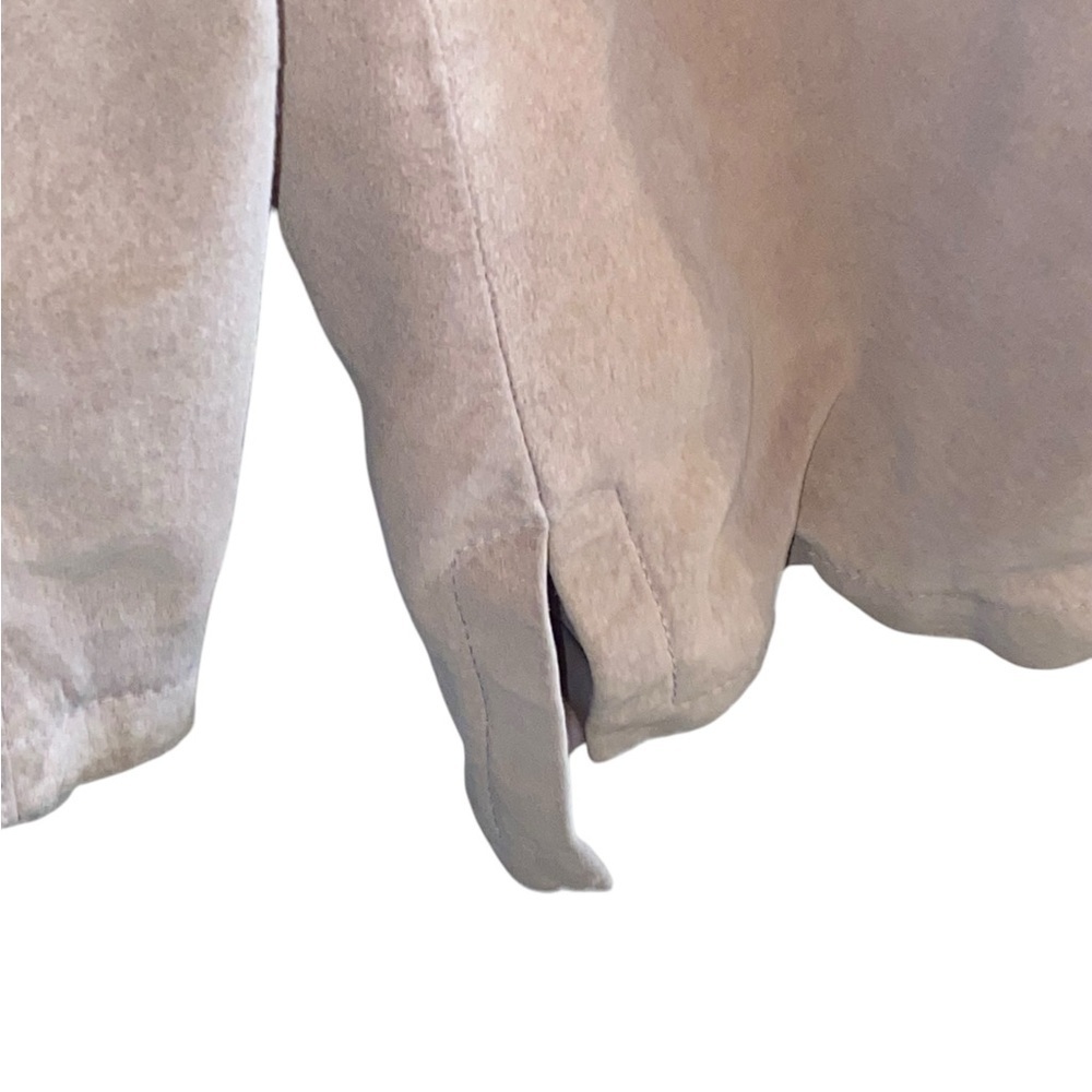 Vintage y2k Monterrey Bay dusty pink button up suede leather Blazer jacket Fall - Picture 16 of 16